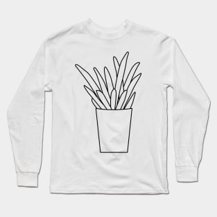 Sanseveria Vrouwentongen Lines Long Sleeve T-Shirt